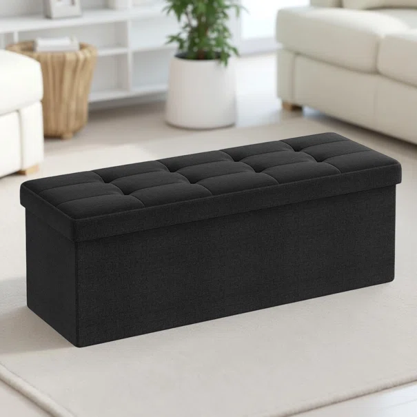 Ταμπουρέ Με Αποθηκευτικό Χώρο (110x38x38) Songmics LSF077B01V1