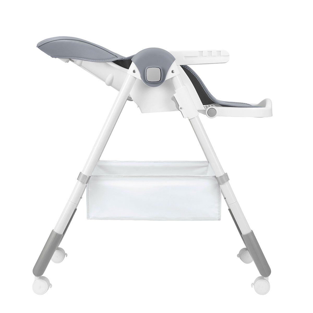 Καρεκλάκι Φαγητού Αναδιπλούμενο (6-36 Μηνών) Kikka Boo Spicy+ Grey Βρεφικά Καρεκλάκια Spitishop