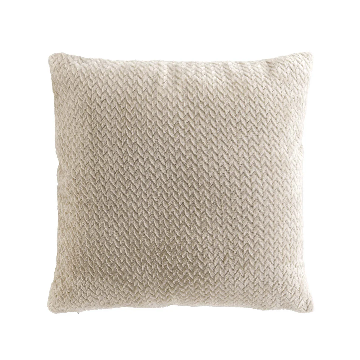 Διακοσμητικό Μαξιλάρι Βελουτέ (45x45) L-C Flanela Beige 1612757