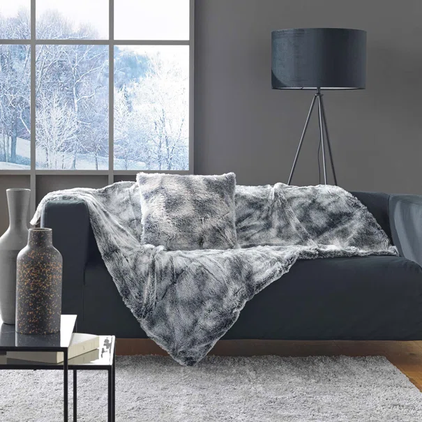 Διακοσμητικό Μαξιλάρι Γούνινο (45x45) L-C Antartic Gris 1612824