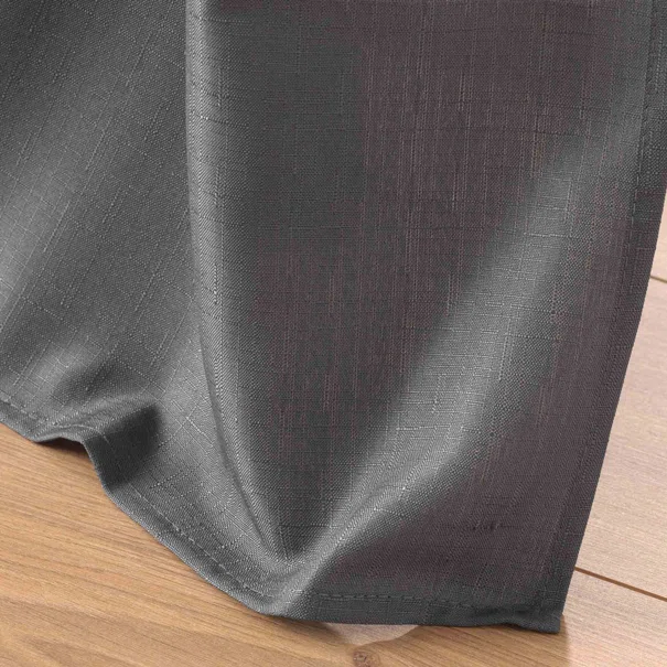 Κουρτίνα (140x260) Με Τρουκς L-C Soline Concrete Grey 1612678