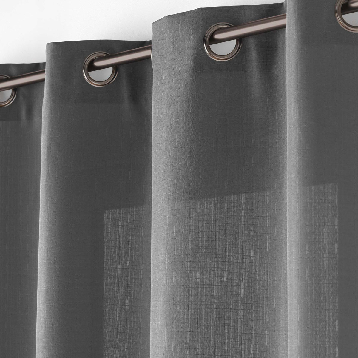 Κουρτίνα (140X260) με Τρουκς L-C Soline Concrete Grey 1612678 Γρήγορα Spiti: Ευκαιρίες Έως 30€ Κουρτίνες Spitishop