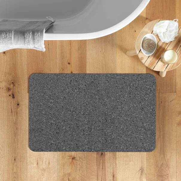Υπεραπορροφητικό Πατάκι Μπάνιου (50x80) L-C Granite Anthracite 1802313