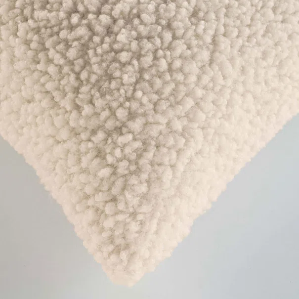 Διακοσμητική Μαξιλαροθήκη Μπουκλέ (40x40) L-C Woolen Naturel 1612918