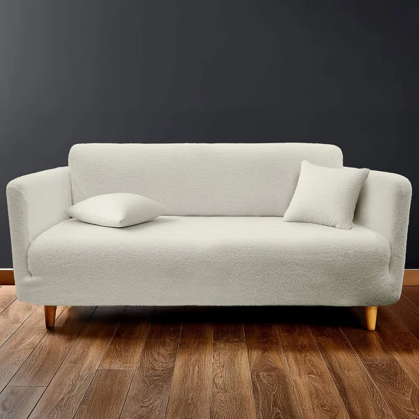 Ελαστικό Κάλυμμα Καναπέ Μπουκλέ (225-245x80-95) L-C Laina Naturel 1612939