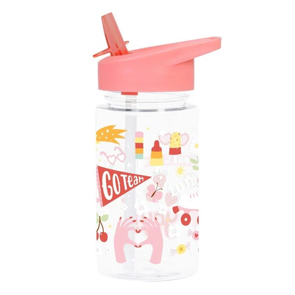 Παγούρι 450ml Με Καλαμάκι Α Little Lovely Company Fun DBFUCO88