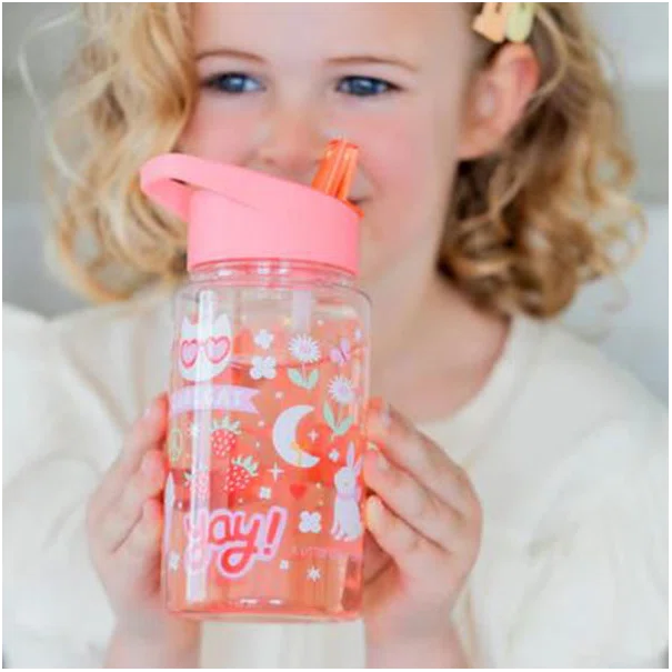 Παγούρι 450ml Με Καλαμάκι Α Little Lovely Company Fun DBFUCO88