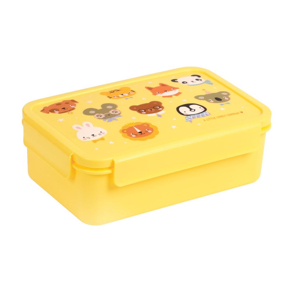 Φαγητοδοχείο Με Χωρίσματα 1.2lt (22x14.5x7) Α Little Lovely Company Animal Friends BBAFYE77