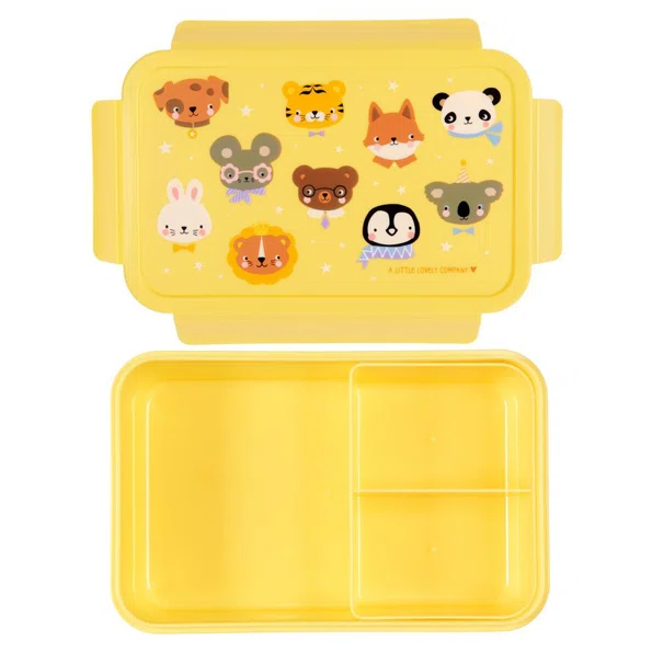 Φαγητοδοχείο Με Χωρίσματα 1.2lt (22x14.5x7) Α Little Lovely Company Animal Friends BBAFYE77