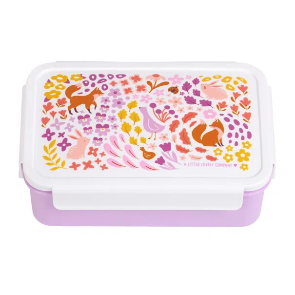 Φαγητοδοχείο Με Χωρίσματα 1.2lt (22x14.5x7) Α Little Lovely Company Flower Garden BBFGMU79