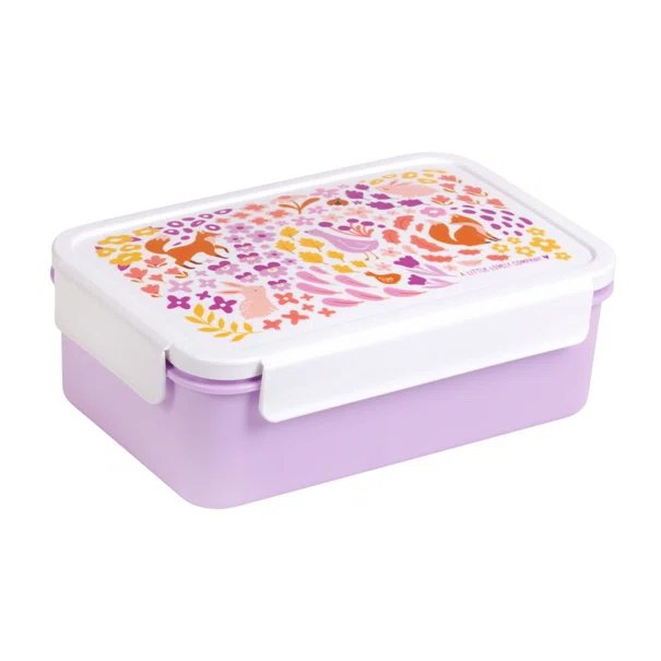 Φαγητοδοχείο Με Χωρίσματα 1.2lt (22x14.5x7) Α Little Lovely Company Flower Garden BBFGMU79