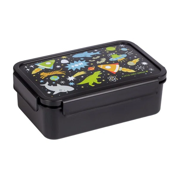 Φαγητοδοχείο Με Χωρίσματα 1.2lt (22x14.5x7) Α Little Lovely Company Galaxy BBGABL71