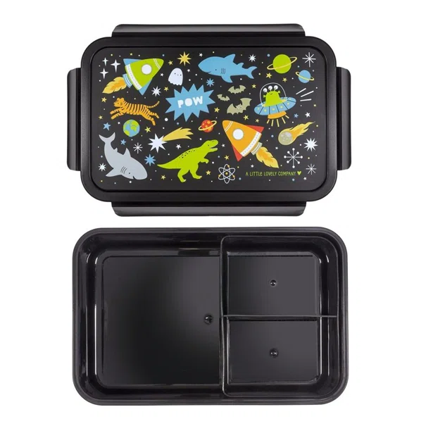 Φαγητοδοχείο Με Χωρίσματα 1.2lt (22x14.5x7) Α Little Lovely Company Galaxy BBGABL71