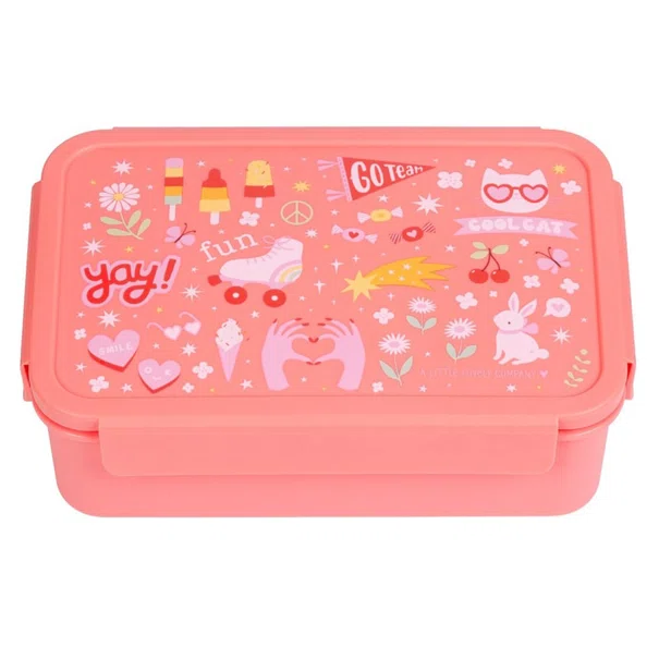 Φαγητοδοχείο Με Χωρίσματα 1.2lt (22x14.5x7) Α Little Lovely Company Fun BBFUCO72