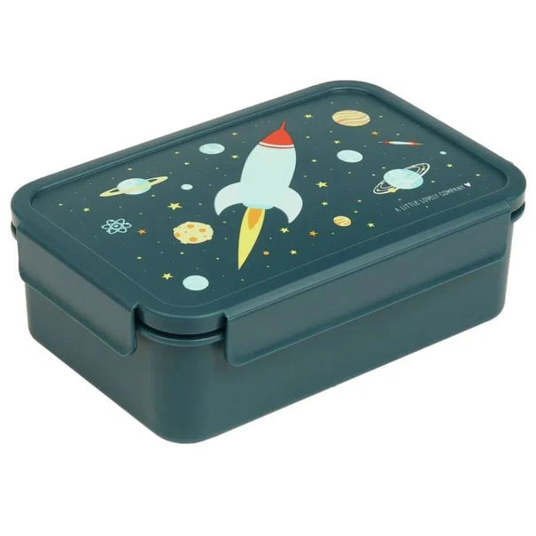 Φαγητοδοχείο Με Χωρίσματα 1.2lt (22x14.5x7) Α Little Lovely Company Space BBSPBU64