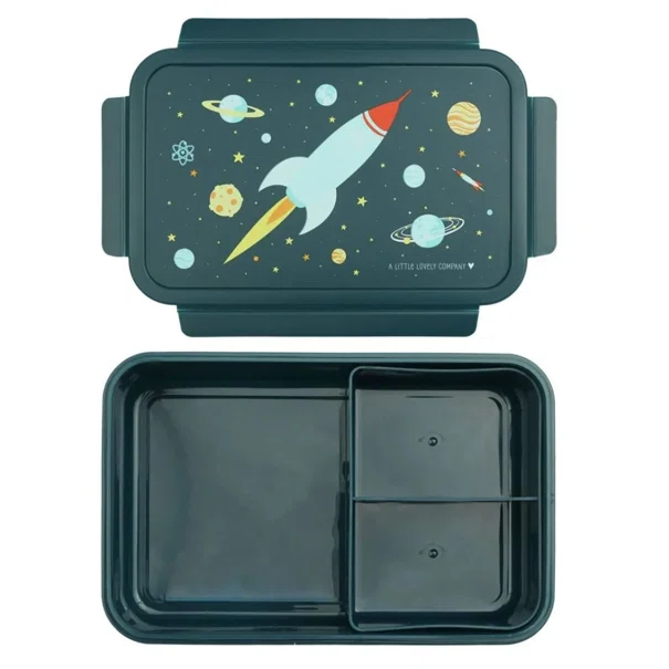 Φαγητοδοχείο Με Χωρίσματα 1.2lt (22x14.5x7) Α Little Lovely Company Space BBSPBU64