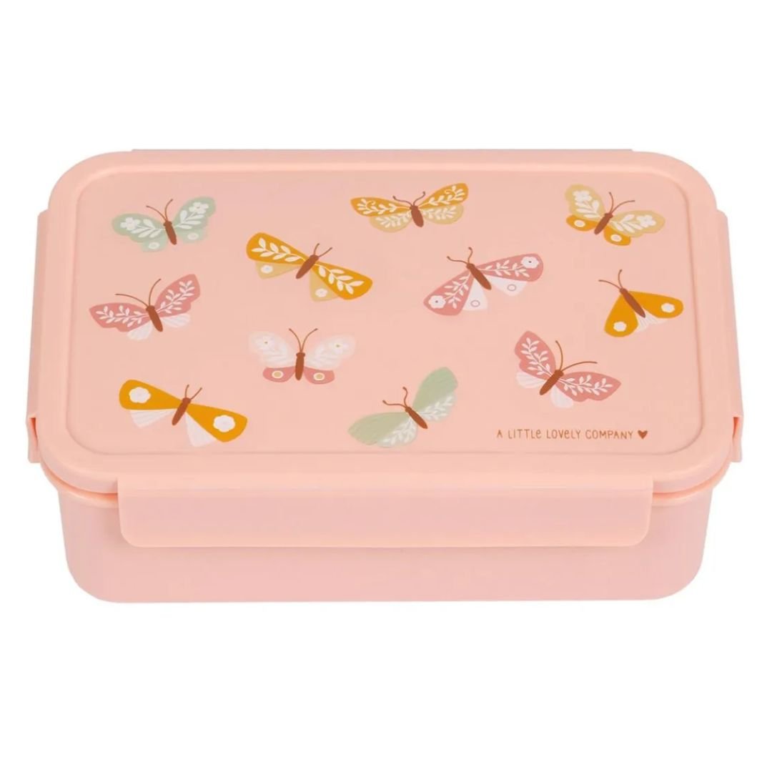 Φαγητοδοχείο Με Χωρίσματα 1.2lt (22x14.5x7) Α Little Lovely Company Butterflies BBBUPI67