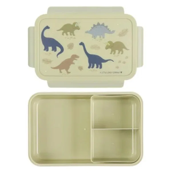 Φαγητοδοχείο Με Χωρίσματα 1.2lt (22x14.5x7) Α Little Lovely Company Dinosaurs SBDIGR58