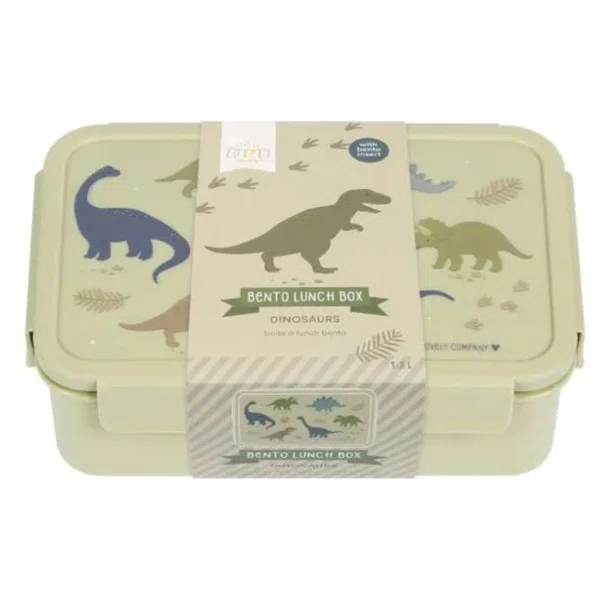 Φαγητοδοχείο Με Χωρίσματα 1.2lt (22x14.5x7) Α Little Lovely Company Dinosaurs SBDIGR58