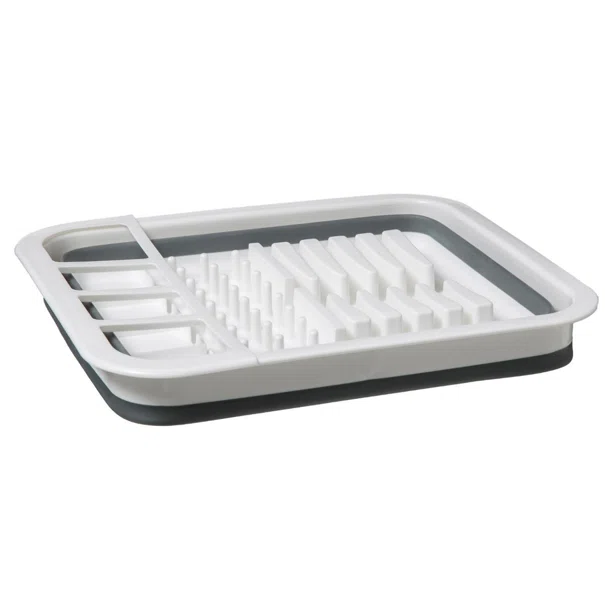 Πτυσσόμενο Στραγγιστήρι Πιάτων (36.5x31.5x13) F-V Retractable Drainer Grey 169156