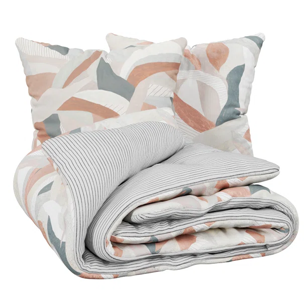 Παπλωματοθήκη Υπέρδιπλη (240x220) 2 Όψεων + Διακοσμητικές Μαξιλαροθήκες A-S Aeris 212557