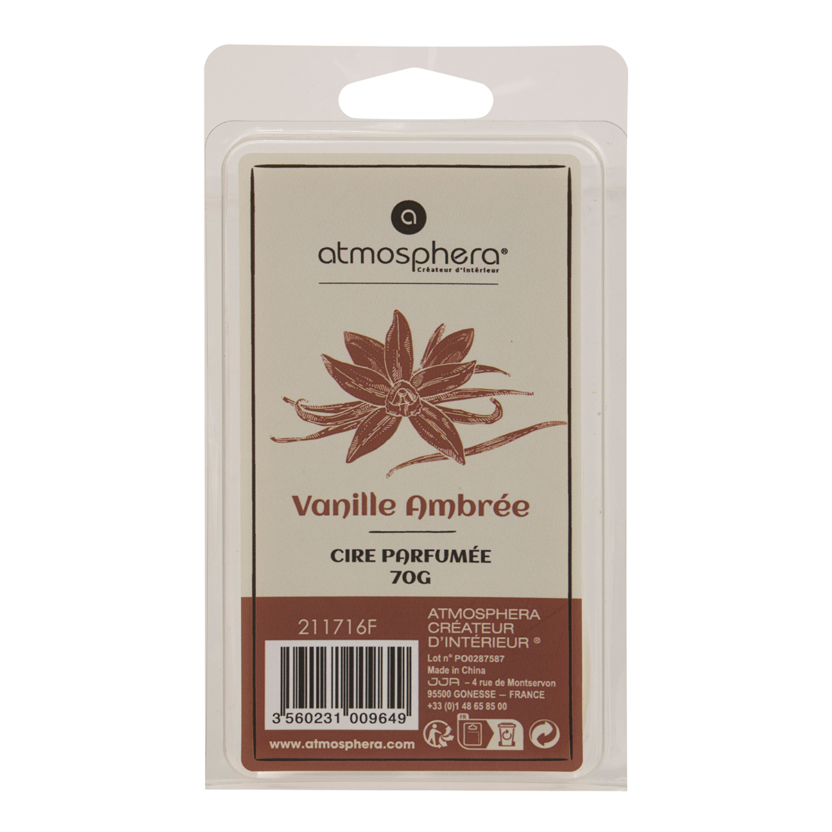Wax Melts 8τμχ A-S Laura Vanilla 211716F