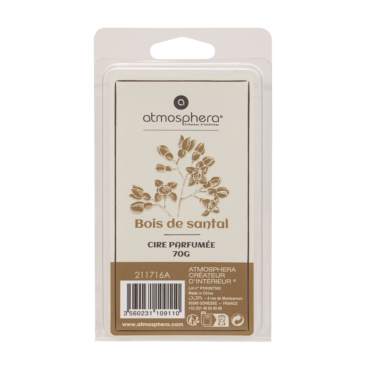 Wax Melts 8τμχ A-S Laura Sandalwood 211716A