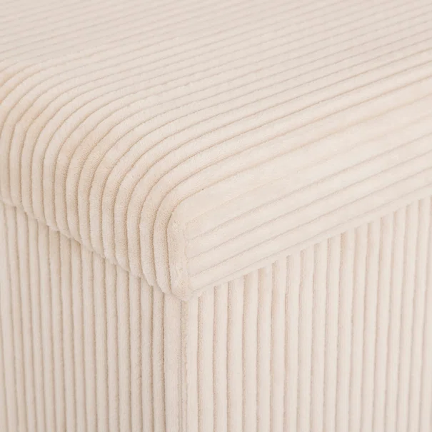 Ταμπουρέ Με Αποθηκευτικό Χώρο (76x38x38) A-S Arum Ivory 207382A