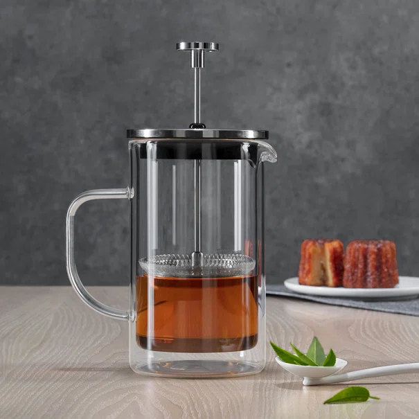 Καφετιέρα Γαλλικού Χειρός Με Έμβολο 600ml S-D Clea 176998