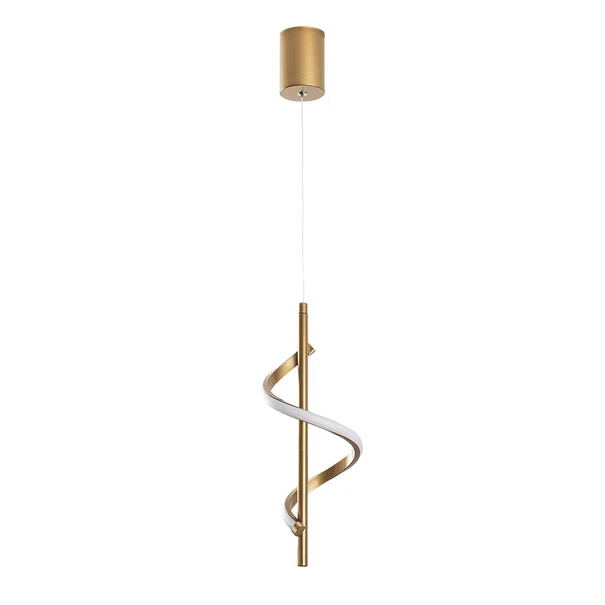Φωτιστικό Οροφής Μονόφωτο LED A-G Likma 119FRS1514 Gold