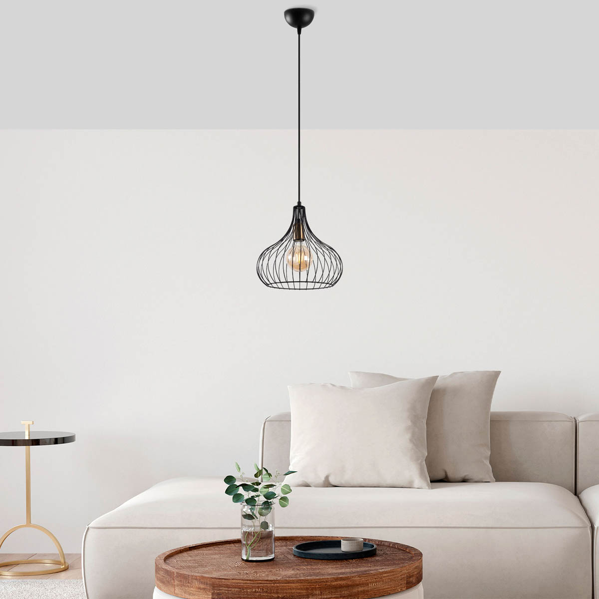 Φωτιστικό Οροφής Μονόφωτο A-G Teldamla 942FLG1601 Black Antique