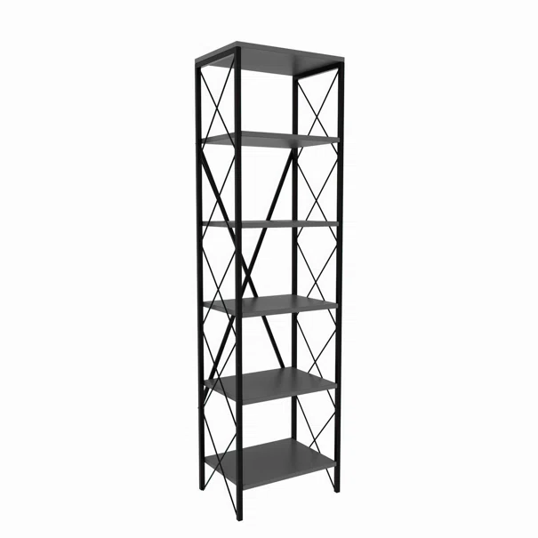 Ραφιέρα Δαπέδου 5 Θέσεων (50x30x180) A-G Suadiye 854KLN3613 Anthracite