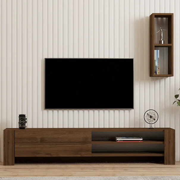 Σύνθετο Σαλονιού (160x26.8x33) A-G Naz 835PUQ4530 Walnut
