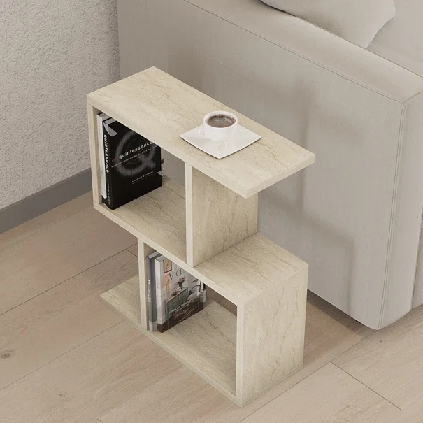 Βοηθητικό Τραπεζάκι (45x17x51.4) A-G Zet 835PUQ6356 Travertine