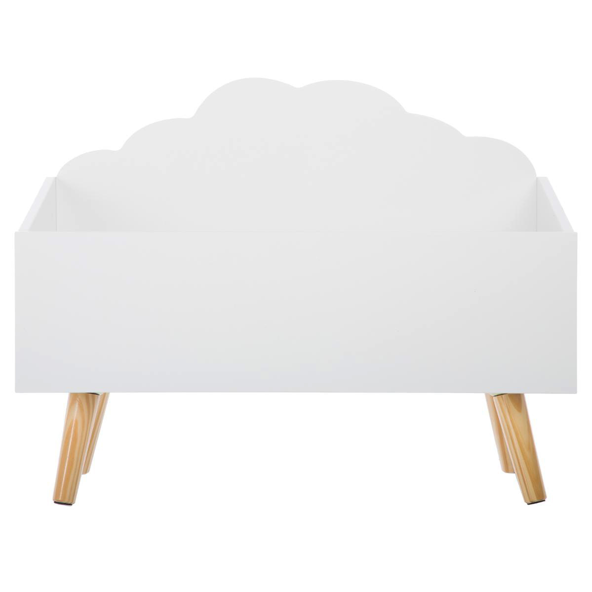 Κουτί Αποθήκευσης Παιχνιδιών (58X28X45 5) A-S Cloud White 127156B Οργάνωση & Αποθήκευση Βρεφικού - Παιδικού Κουτιά για Παιχνίδια Spitishop