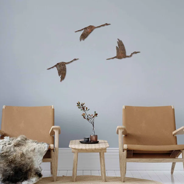 Διακοσμητικά Τοίχου (Σετ 3τμχ) A-G Rusty Birds 891TNL3782
