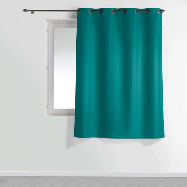 Κουρτίνα Παραθύρου (140x180) Με Τρουκς L-C Essentiel Blue Peacock 1612660