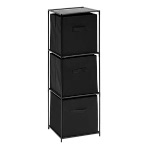 Συρταριέρα 3 Θέσεων (34x34x99) F-V Mix'n Modul Black 193643