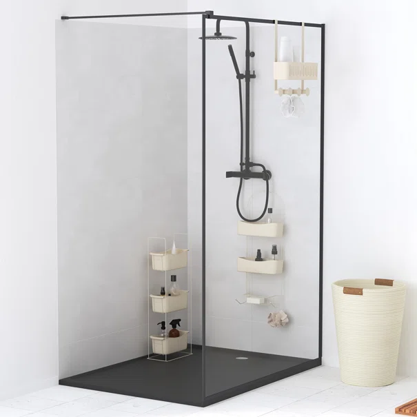 Ραφιέρα Μπάνιου Δαπέδου 3 Θέσεων (28.9x15.8x75.7) F-V Shower 213345