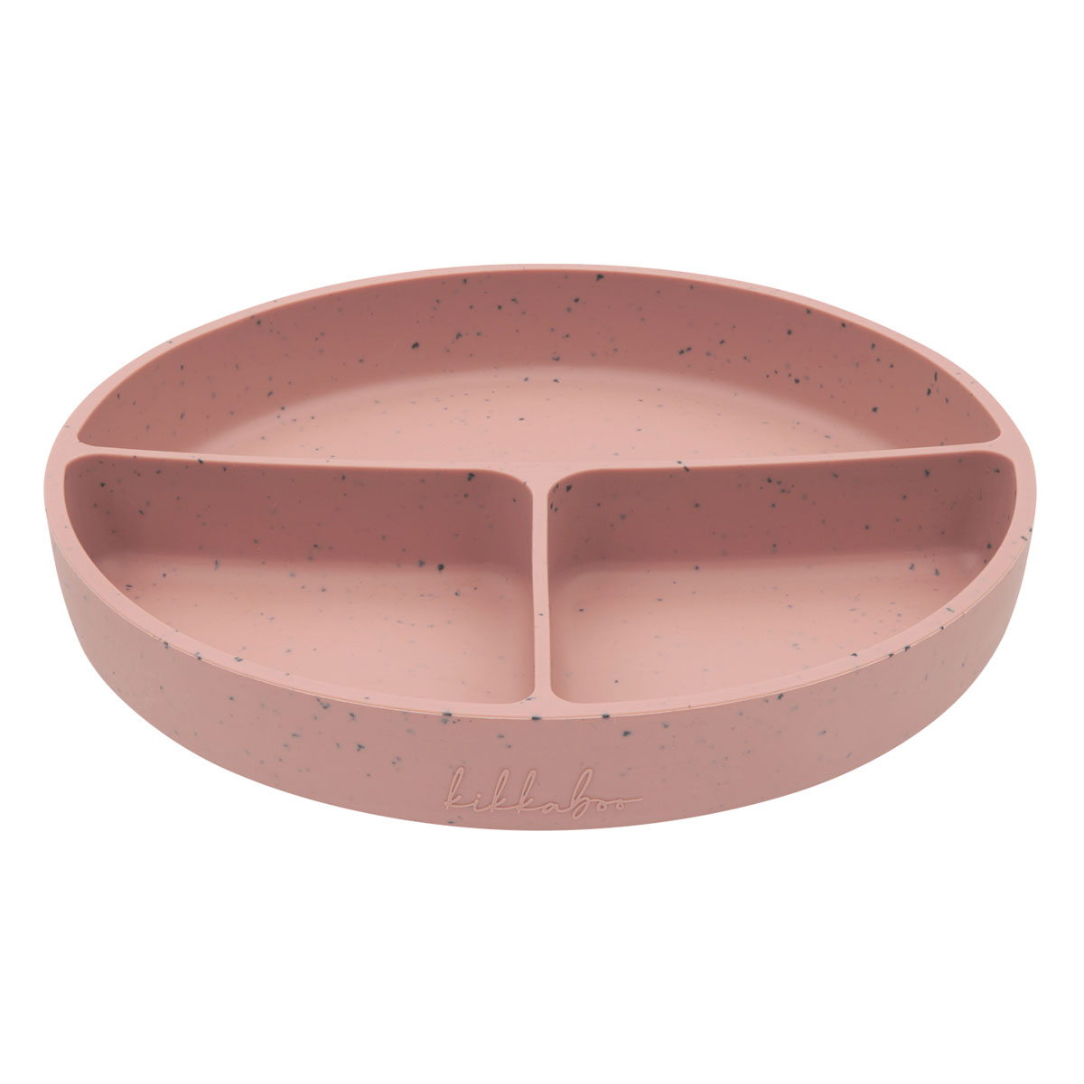 Πιάτο Σιλικόνης Με Χωρίσματα Kikka Boo Blush