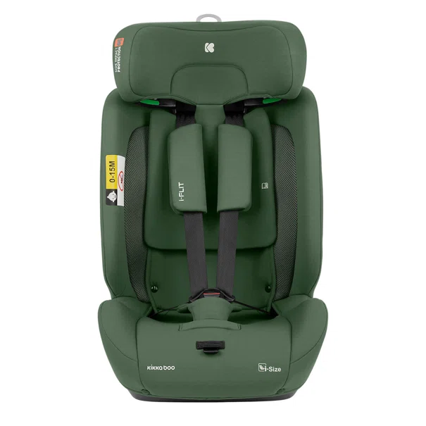 Κάθισμα Αυτοκινήτου ISOfix (76-150εκ. Ύψος) Kikka Boo i-Flit i-Size Army Green