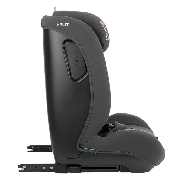 Κάθισμα Αυτοκινήτου ISOfix (76-150εκ. Ύψος) Kikka Boo i-Flit i-Size Dark Grey