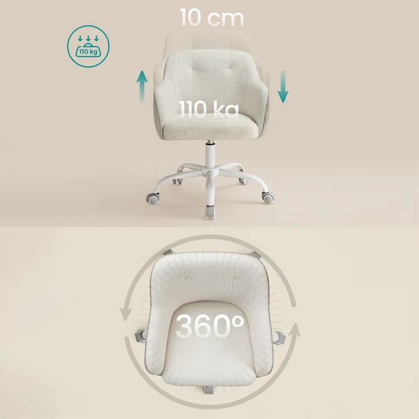 Καρέκλα Γραφείου (64x64x88) Songmics OBG019W01