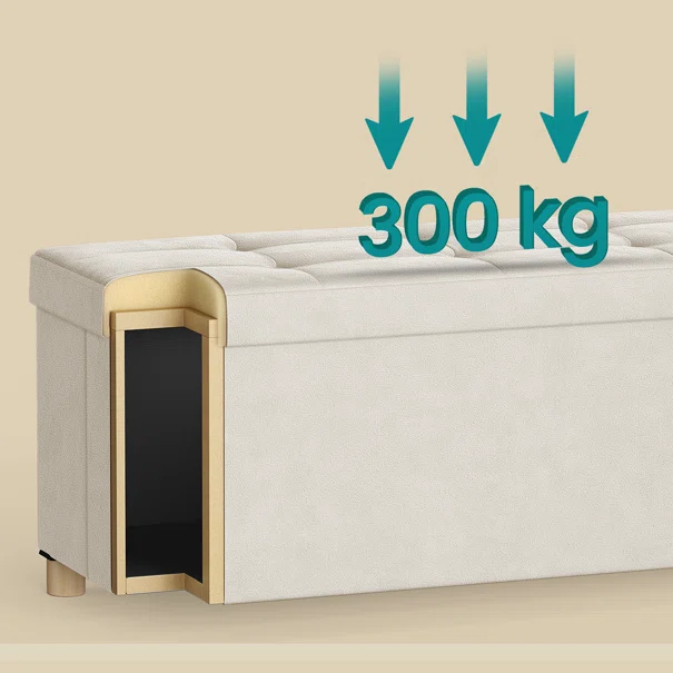 Ταμπουρέ Με Αποθηκευτικό Χώρο (110x38x40) Songmics LSF0518W02