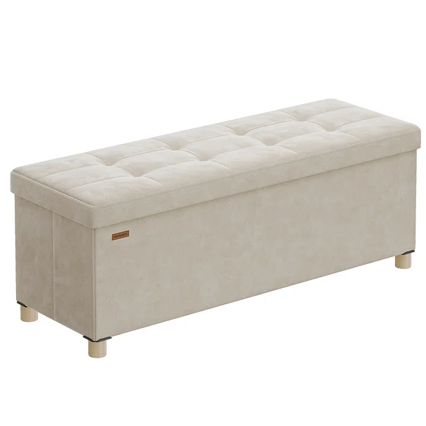Ταμπουρέ Με Αποθηκευτικό Χώρο (110x38x40) Songmics LSF0518W02