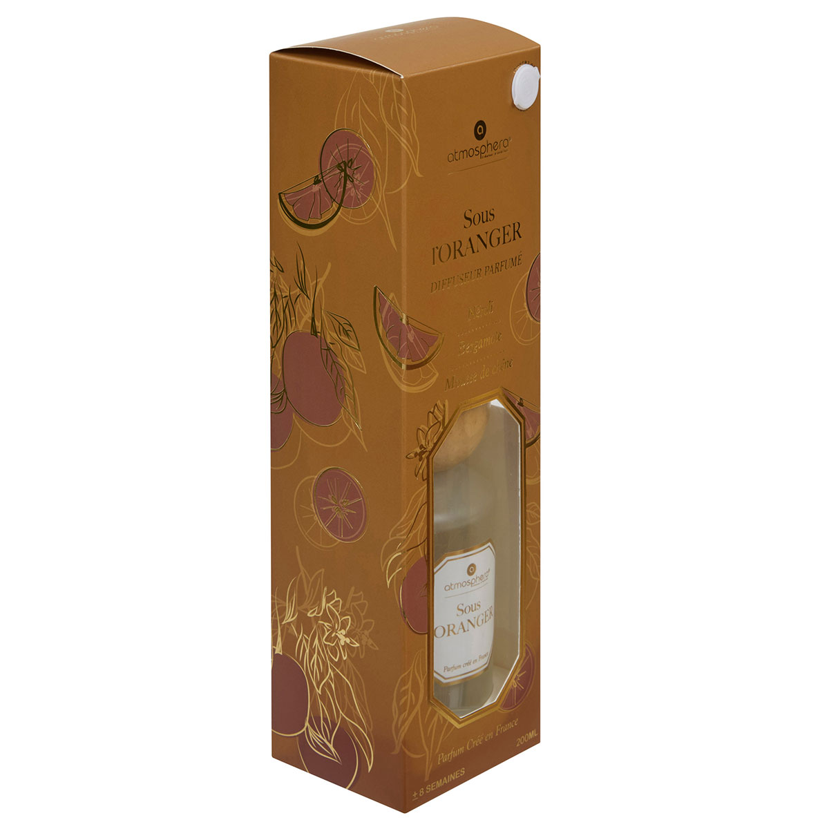 Αρωματικό Χώρου 200Ml με Στικς A-S Elisa Orange 211637D Διακόσμηση Αρωματικά - Diffuser Spitishop