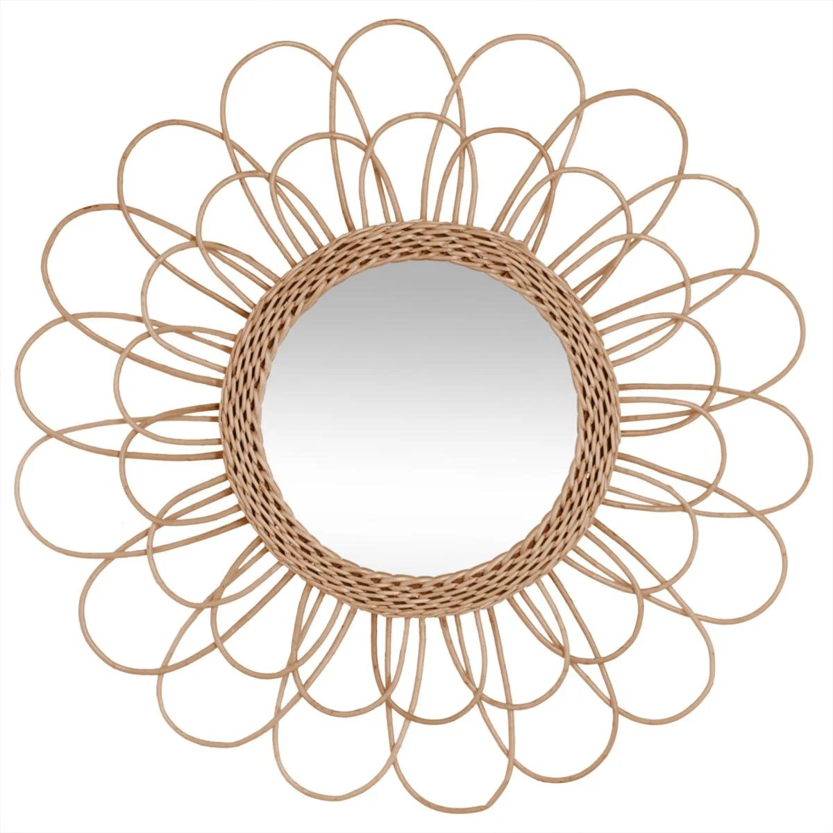 Διακοσμητικός Καθρέφτης Τοίχου (Φ56) A-S Flower 150682