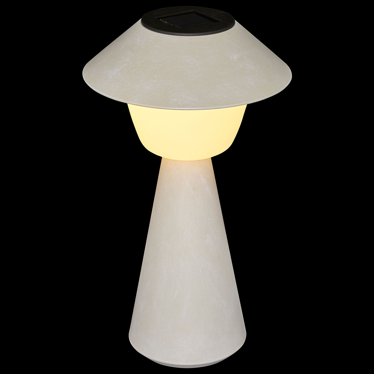 Επιτραπέζιο Ηλιακό Φωτιστικό (Φ18x31.8) A-S Damon Beige 213755A