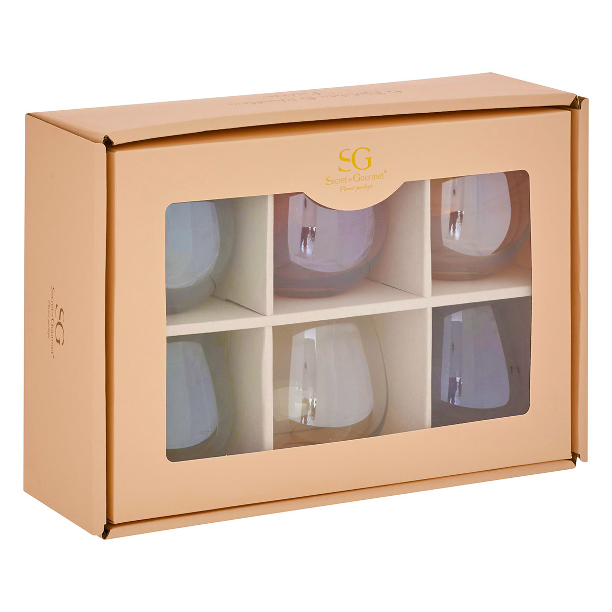 Ποτήρια Νερού 450Ml (Σετ 6Τμχ) S-D Lucia 203471 Είδη Σερβιρίσματος Spitishop