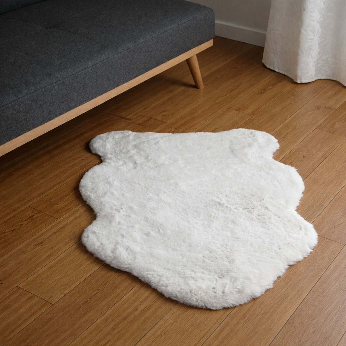 Πατάκι Γούνινο (60x90) Ravelia Fluffy Cream Animal Shape